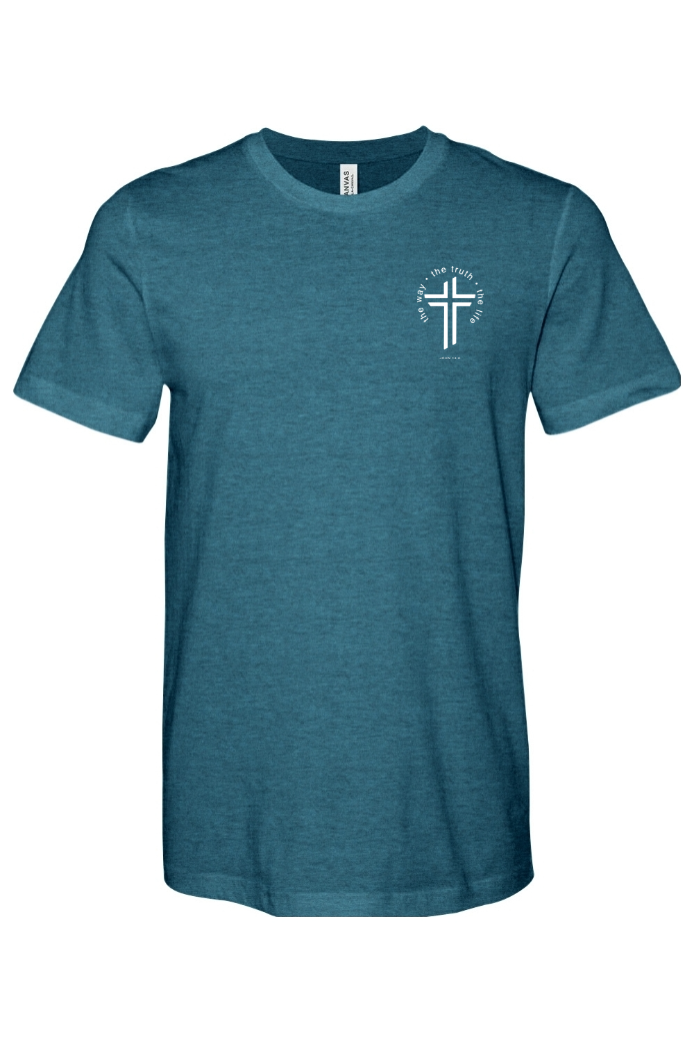 Vertical Faith  Heathered Jersey Tee