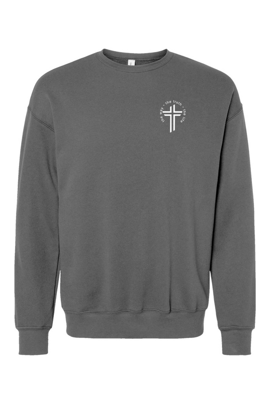 Be Still and Know - Fleece Drop Shoulder Crewneck Sweatshirt