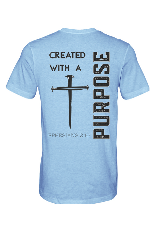 Created with Purpose – Three Nails Jersey Tee