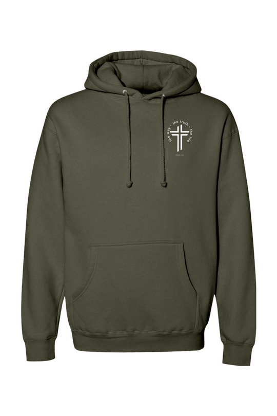 The Way, The Truth, The Life - Heavyweight Hooded Sweatshirt