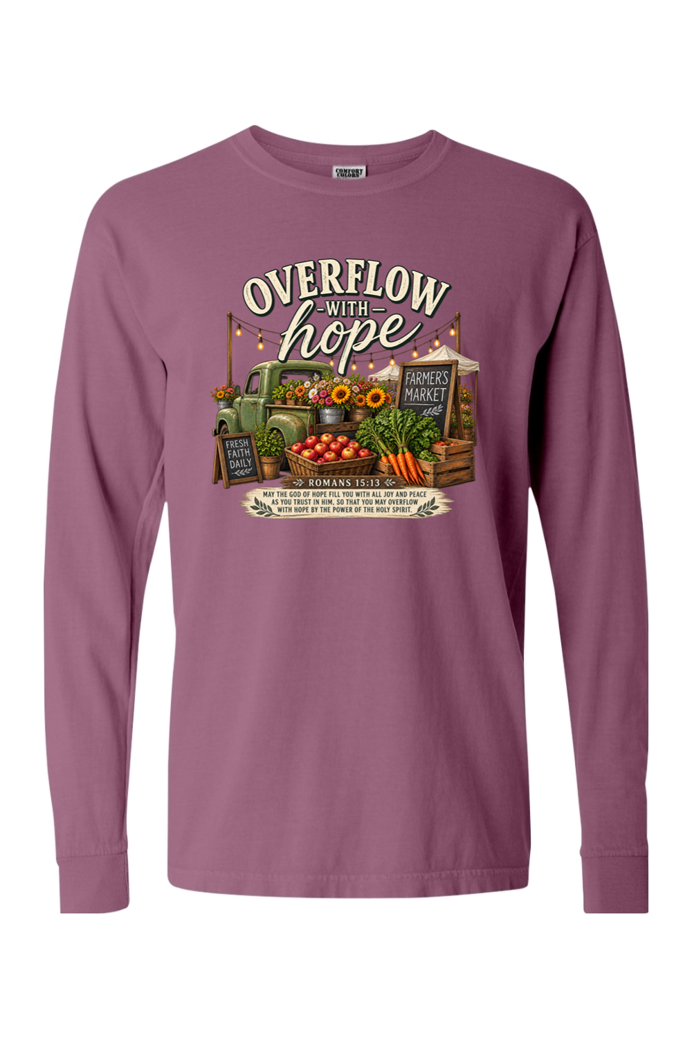 Overflow with Hope - LS T-shirt