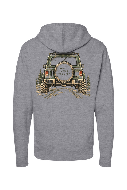 Good News Travels Independent Trading Co. Midweight Hooded Sweatshirt