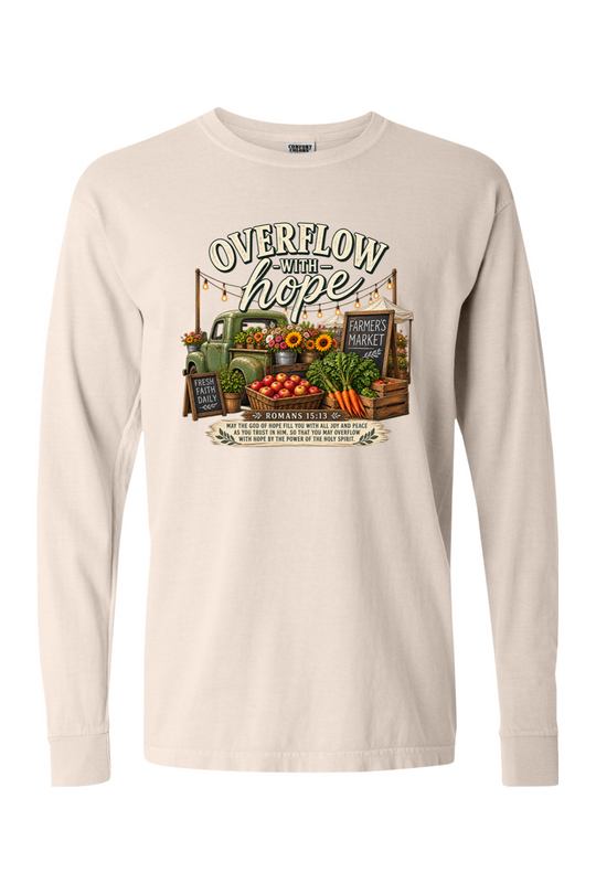 Overflow with Hope - LS T-shirt