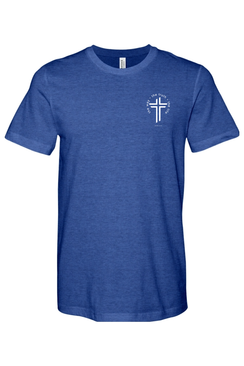 Vertical Faith  Heathered Jersey Tee