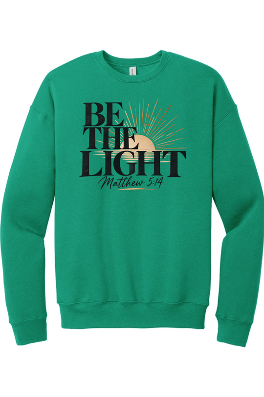 Be The Light Drop Shoulder Crewneck Sweatshirt