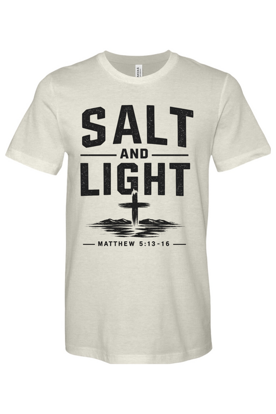Salt n Light - CVC Heathered Jersey Tee
