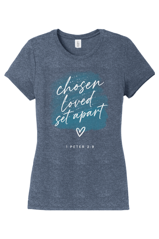 Chosen Loved Set Apart - blue - T-shirt