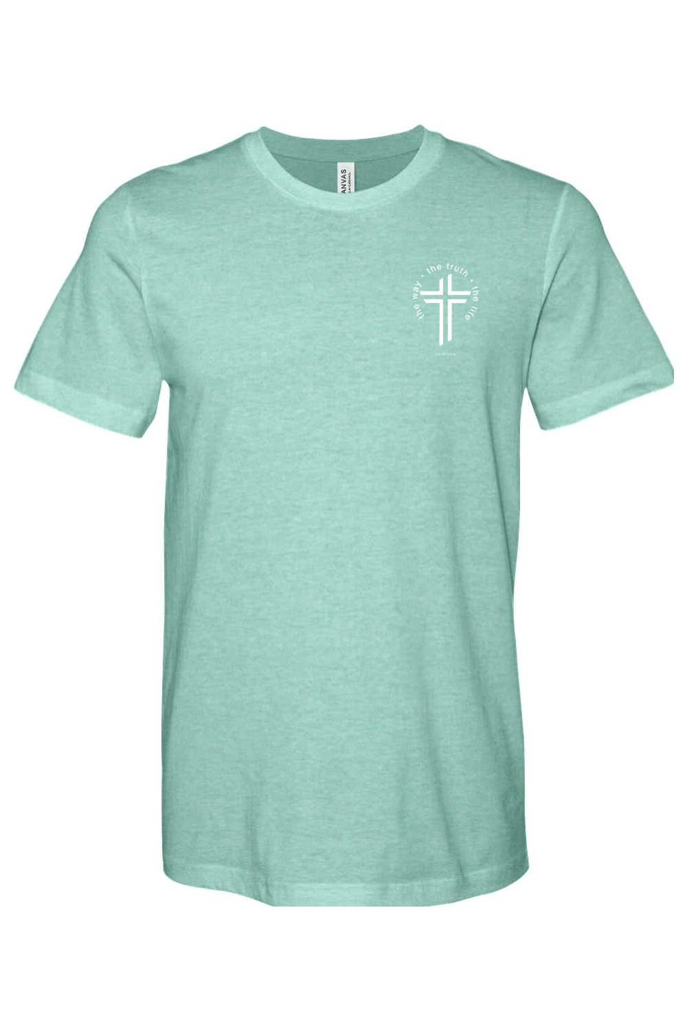 Vertical Faith  Heathered Jersey Tee
