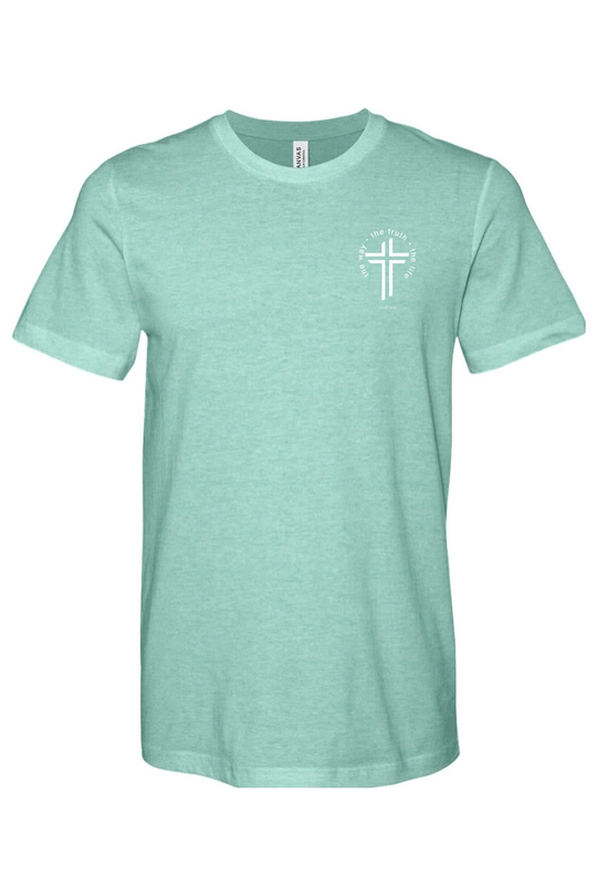 Vertical Faith  Heathered Jersey Tee