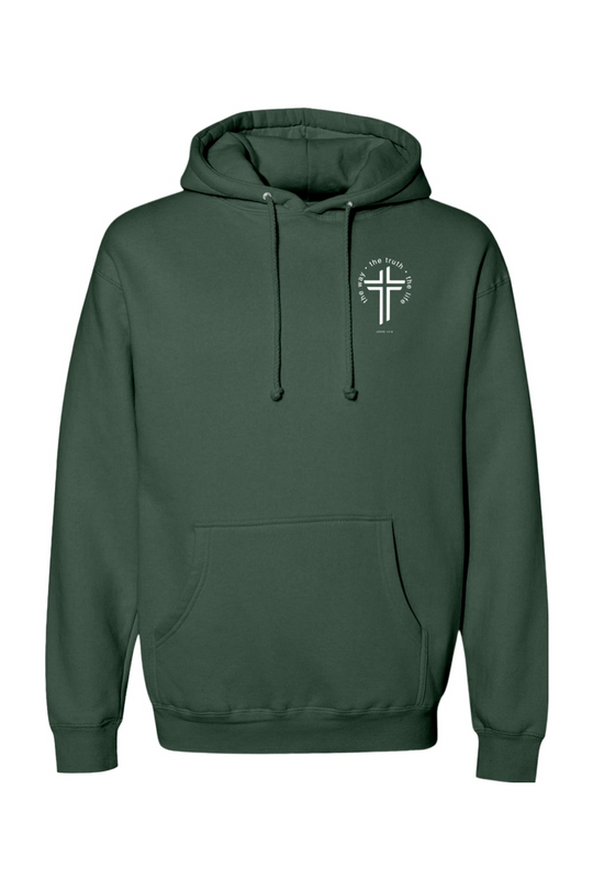 The Way, The Truth, The Life - Heavyweight Hooded Sweatshirt