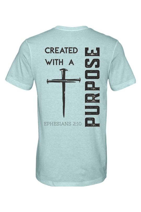 Created with Purpose – Three Nails Jersey Tee