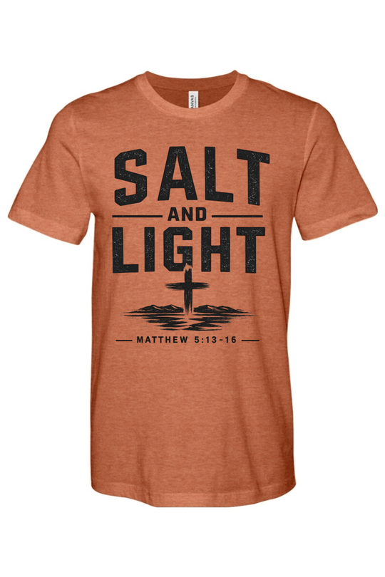 Salt n Light - CVC Heathered Jersey Tee