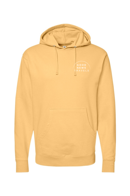 Good News Travels Independent Trading Co. Midweight Hooded Sweatshirt