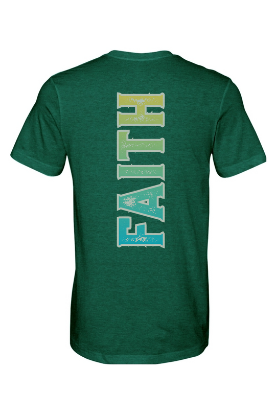 Vertical Faith  Heathered Jersey Tee