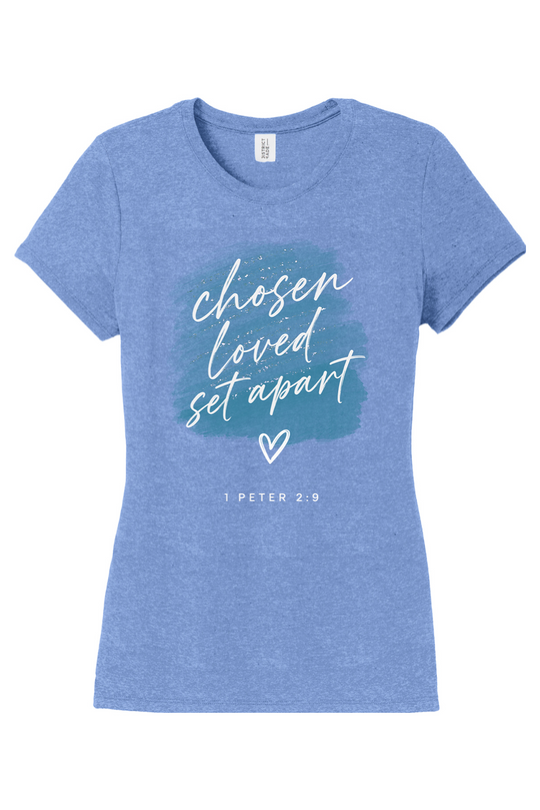 Chosen Loved Set Apart - blue - T-shirt