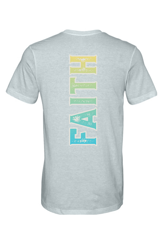 Vertical Faith  Heathered Jersey Tee