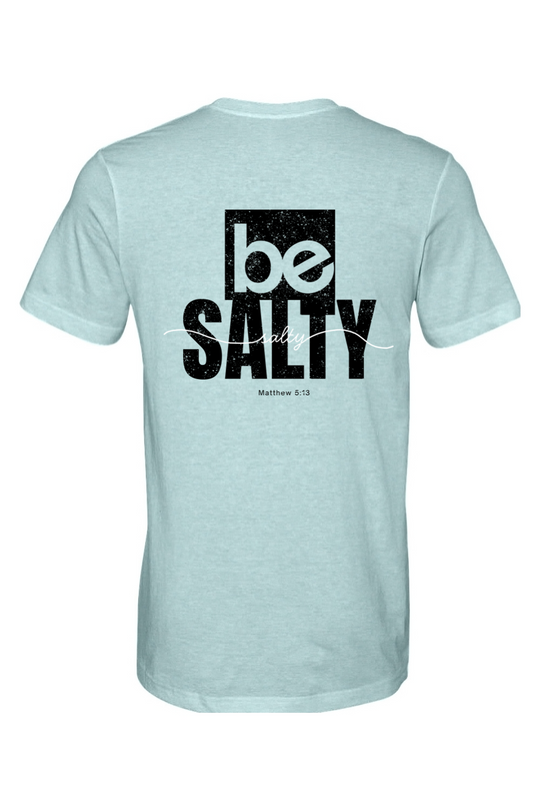 Be Salty CVC Heathered Jersey Tee