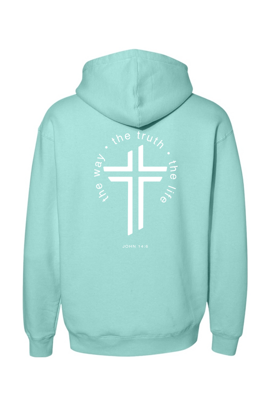 The Way, The Truth, The Life - Heavyweight Hooded Sweatshirt