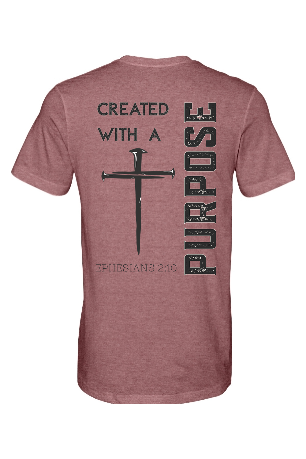Created with Purpose – Three Nails Jersey Tee