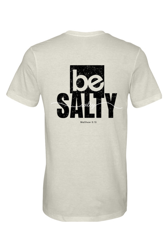 Be Salty CVC Heathered Jersey Tee