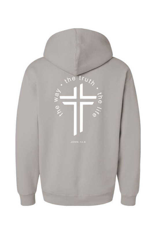 The Way, The Truth, The Life - Heavyweight Hooded Sweatshirt