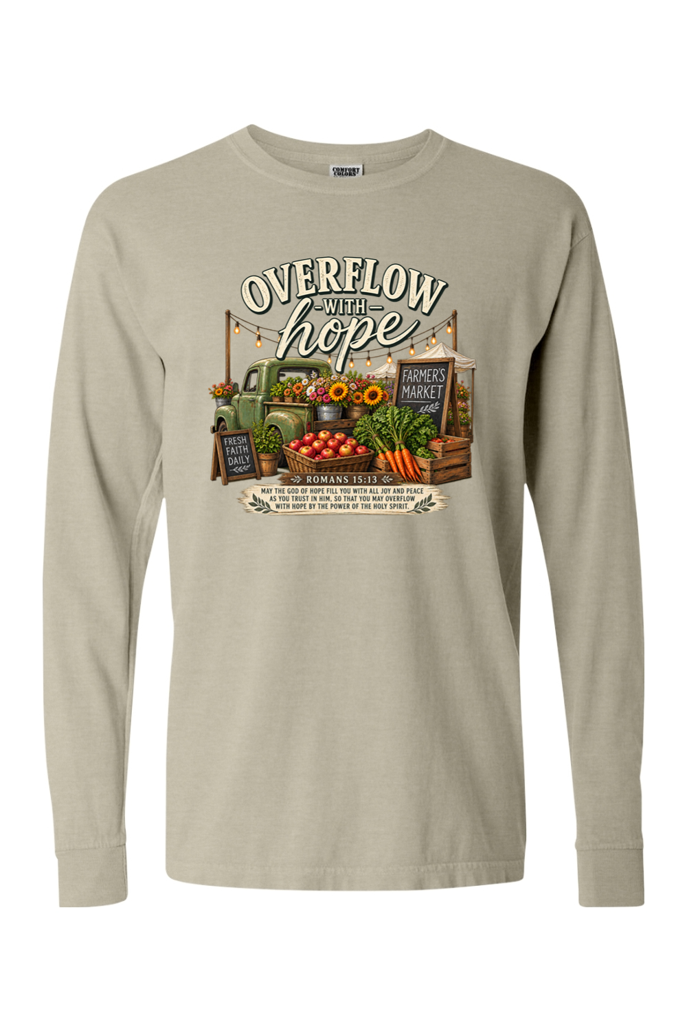 Overflow with Hope - LS T-shirt