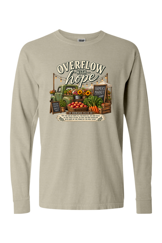 Overflow with Hope - LS T-shirt