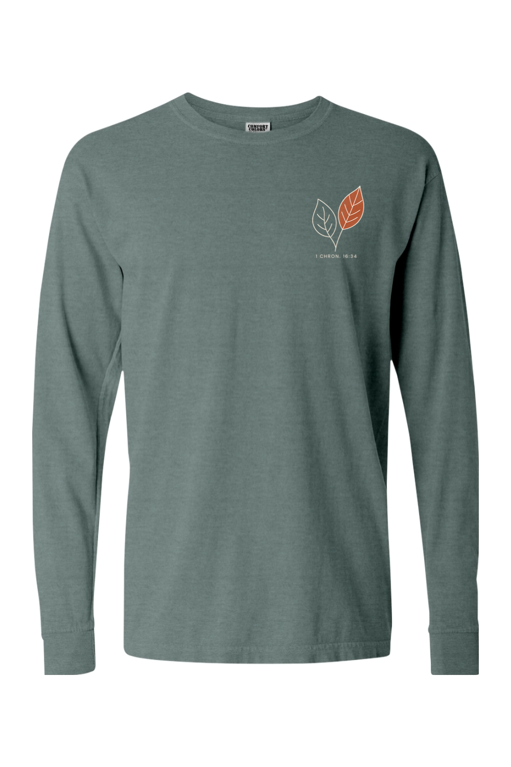 Grateful in Every Season - Simple Leaf - LS T-shirt