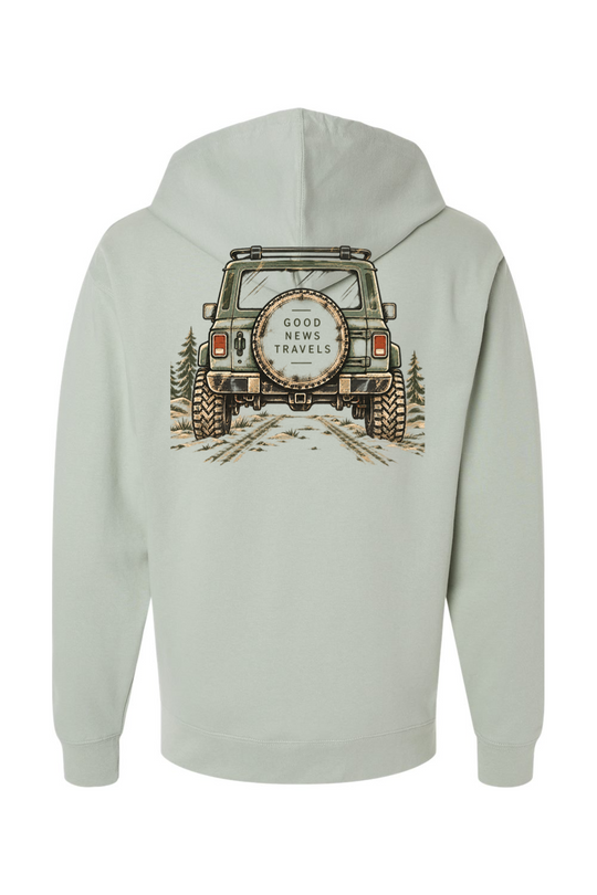 Good News Travels Independent Trading Co. Midweight Hooded Sweatshirt
