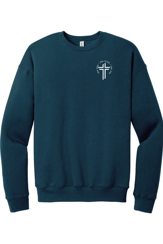 Be Still and Know - Fleece Drop Shoulder Crewneck Sweatshirt