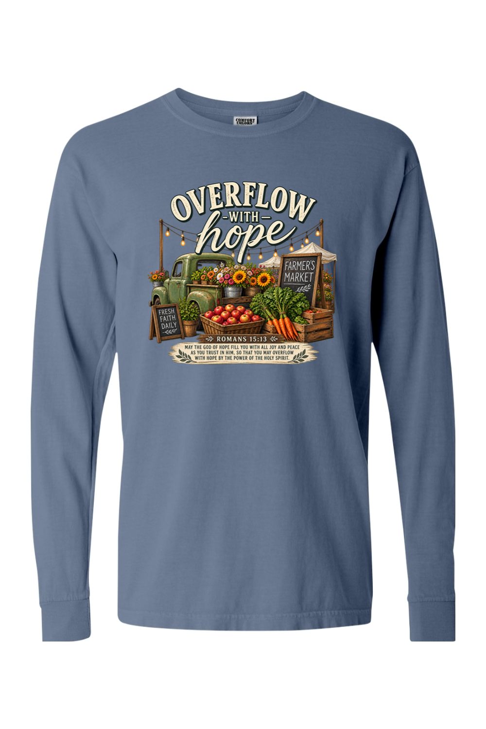 Overflow with Hope - LS T-shirt