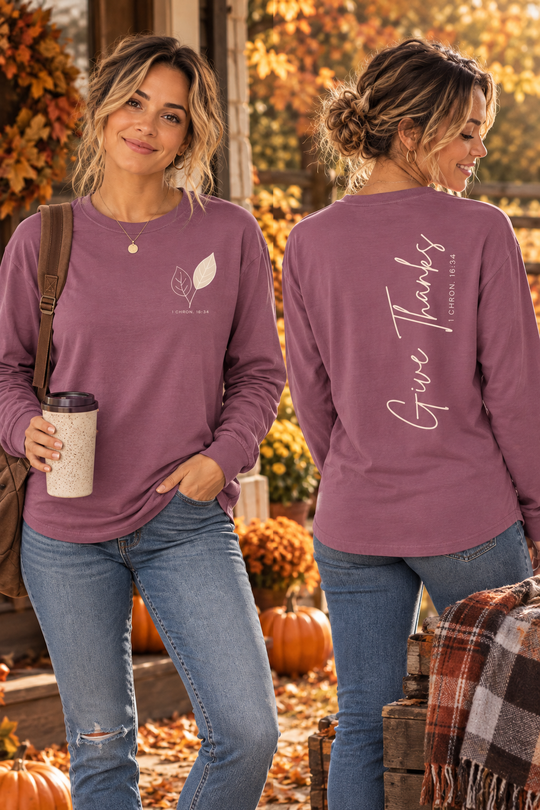 Give Thanks - LS T-shirt