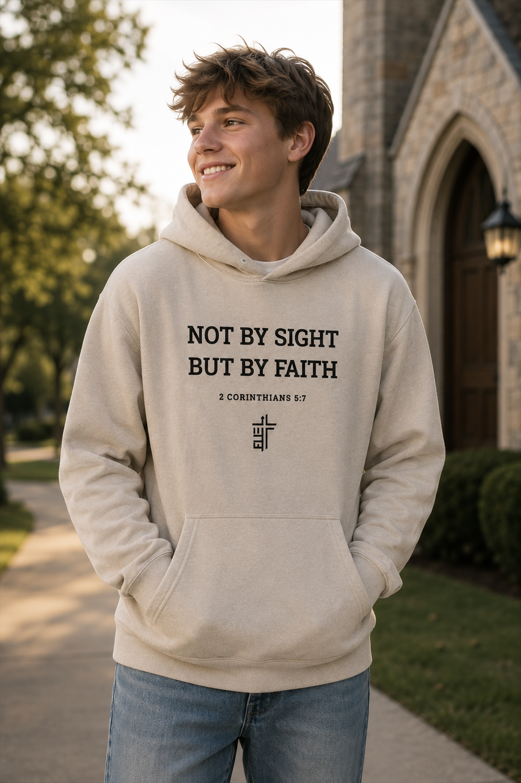 Not By Sight, But By Faith - Hoodie
