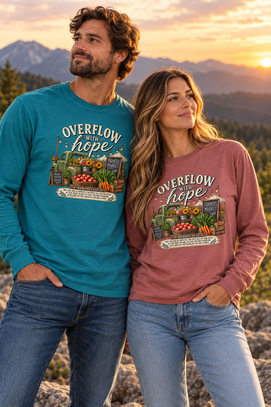 Overflow with Hope - LS T-shirt