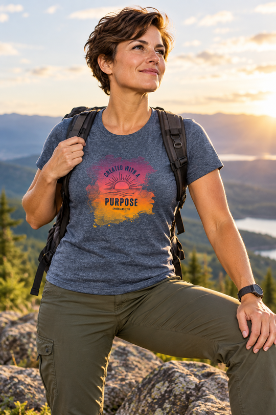 Created with a purpose - T-Shirt